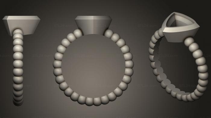 Jewelry rings (Ball Ring11, JVLRP_0281) 3D models for cnc